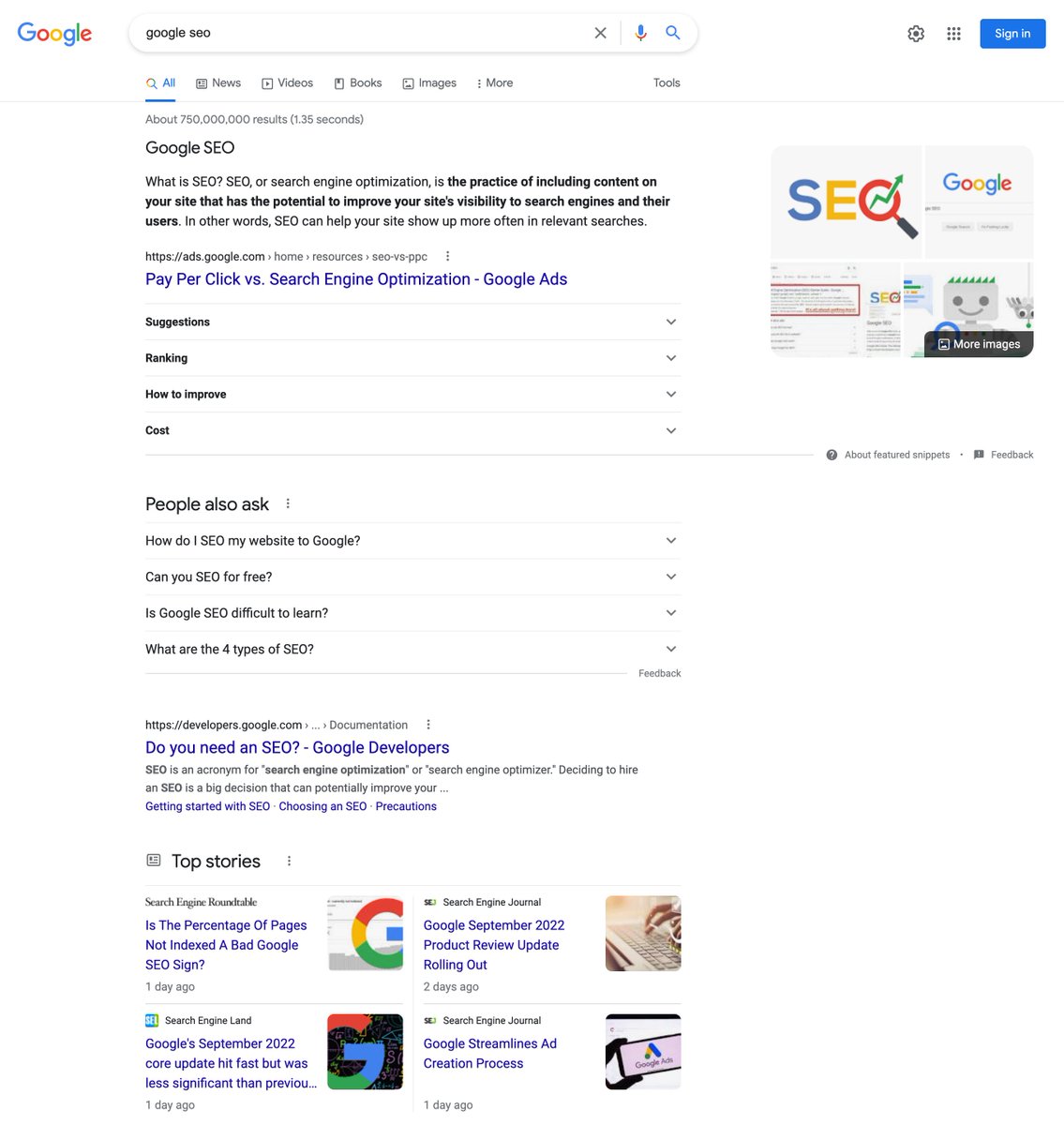 rustybrick's tweet photo. Nice to see Google Ads ranks so well for [google seo] - helpful? :) cc @dannysullivan (heads up) https://t.co/vLioGSvrEV