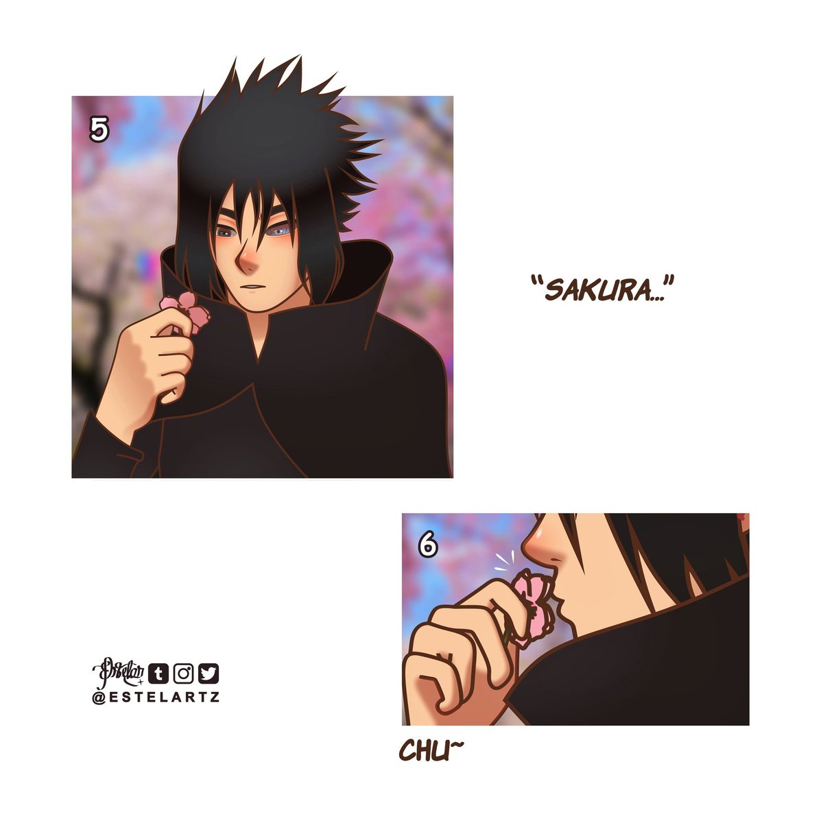 estelartz's tweet photo. Sasuke e Sakura estão conectados🌸 #Sasusaku https://t.co/a7A3FnEVoB