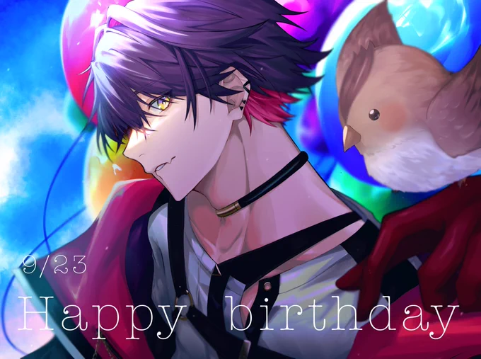 #わたらいらすと#Hibirthday2022 #ひばーすでー2022おめでとう～～～ 