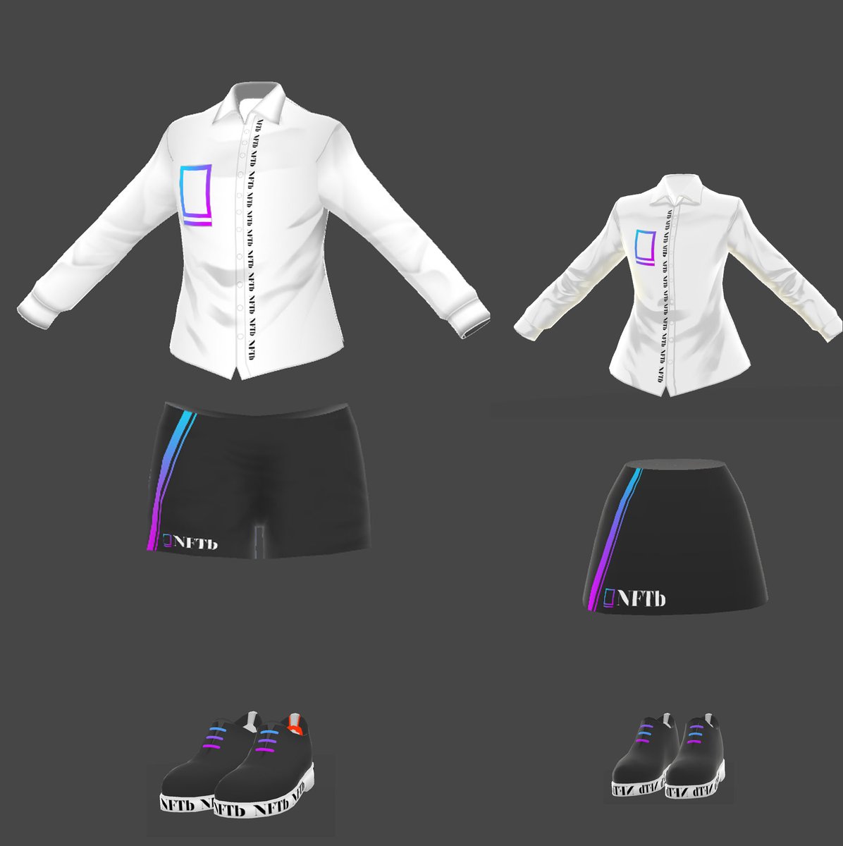 ValikazAR's tweet photo. @loadsoflaughsuk, a friend of mine suggested me take a part in the @SecondLiveReal and @nftbmarket  contest. So I decided to make a minimalistic style clothes.
What do you think?
_____________
#ValikazART https://t.co/LeOEQzzqUo