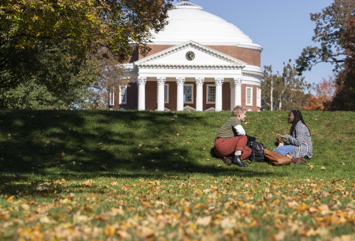 UVA's tweet photo. Happy first day of fall, Hoos! 🧡 https://t.co/htwho0JzIg