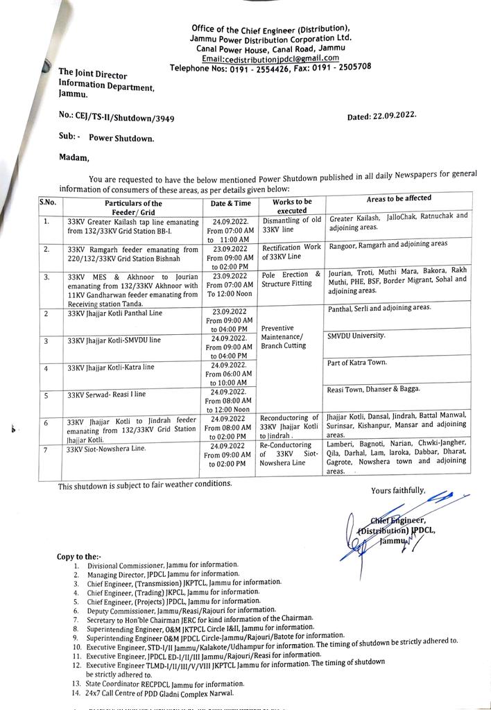 Jammu Power DISCOM tweet media