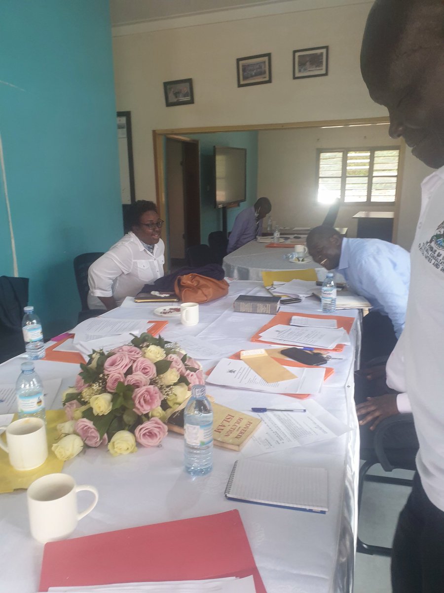 NCF_UG's tweet photo. Members of the Legal and Electoral Affairs Committee of the National Consultative Forum for political parties and organizations (NCF) discussing Electoral reforms at the NCF offices at Kansanga with guidance from Dr.Jennifer Angeyo,Head of Legal @UgandaEC @NCF_UG @PaulBukenya https://t.co/iilR4PkrLR