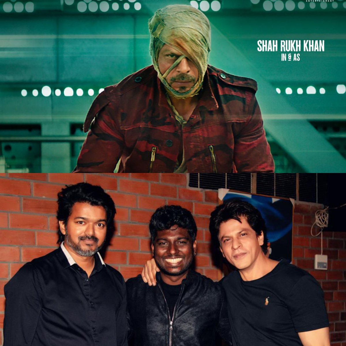 CineWorldX's tweet photo. Latest Buzz : Thalapathy to do a Cameo Role  in #Jawan ❤️ @iamsrk @actorvijay https://t.co/gu3A6uboKd