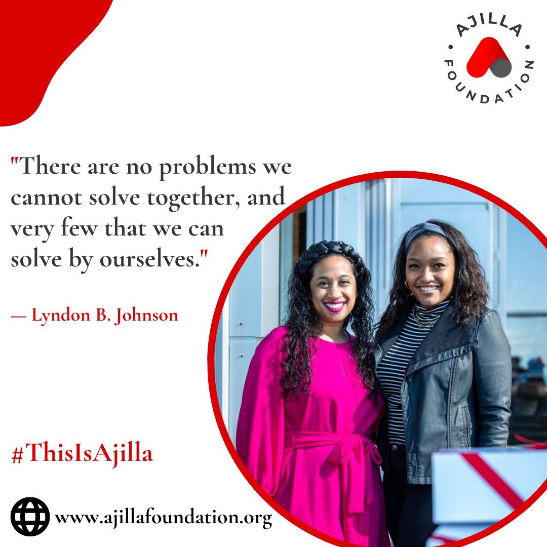 AjillaLife's tweet photo. There are no problems we cannot solve together, and very few that we can solve by ourselves. — Lyndon B. Johnson

#ThisIsAjilla https://t.co/ADu2UTyNiJ