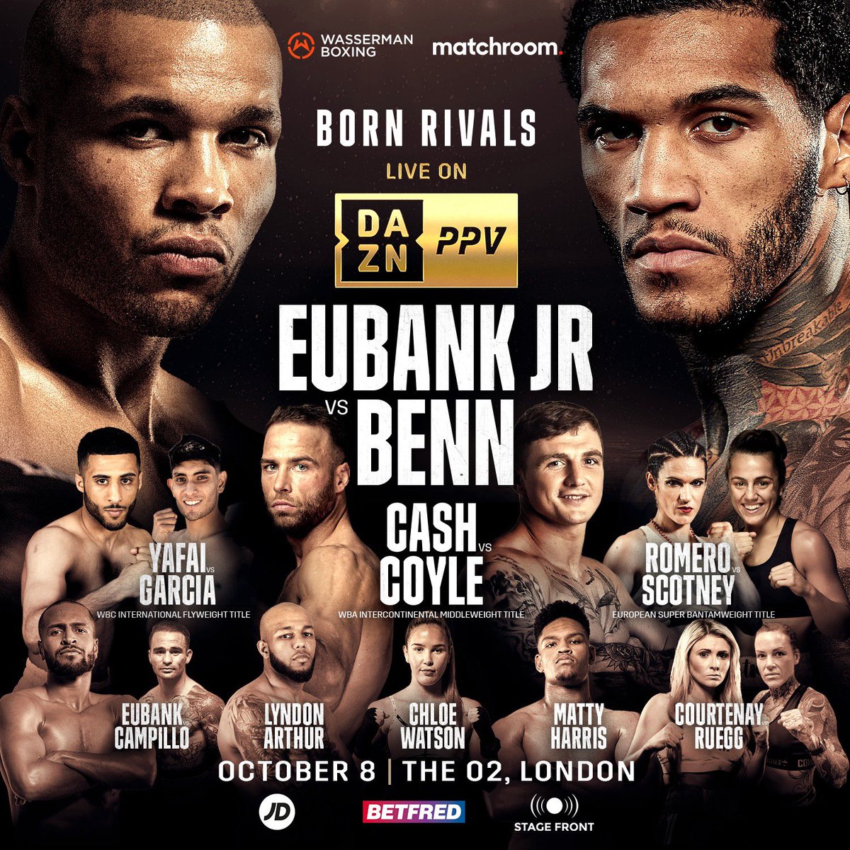 boxing_social's tweet photo. The Eubank Jr vs Benn undercard has been announced 🥊

🔞 @Betfred Joyce Parker Boost: https://t.co/Q3B4GrIipw

#Boxing #EubankJrBenn https://t.co/Ea72Y4o58K
