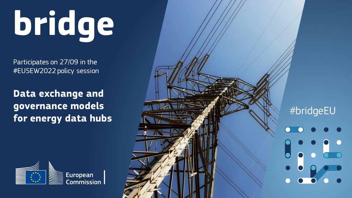 To which extent are EU countries aligned in developing a 🇪🇺 #datasharing infrastructure?

Learn more on the topic on 27/9 at the #EUSEW2022 policy session with #bridgeEU ➡️ "#Dataexchange and #governance models for energy ⚡️ data hubs".
bit.ly/3LDaG4g #digitalisation