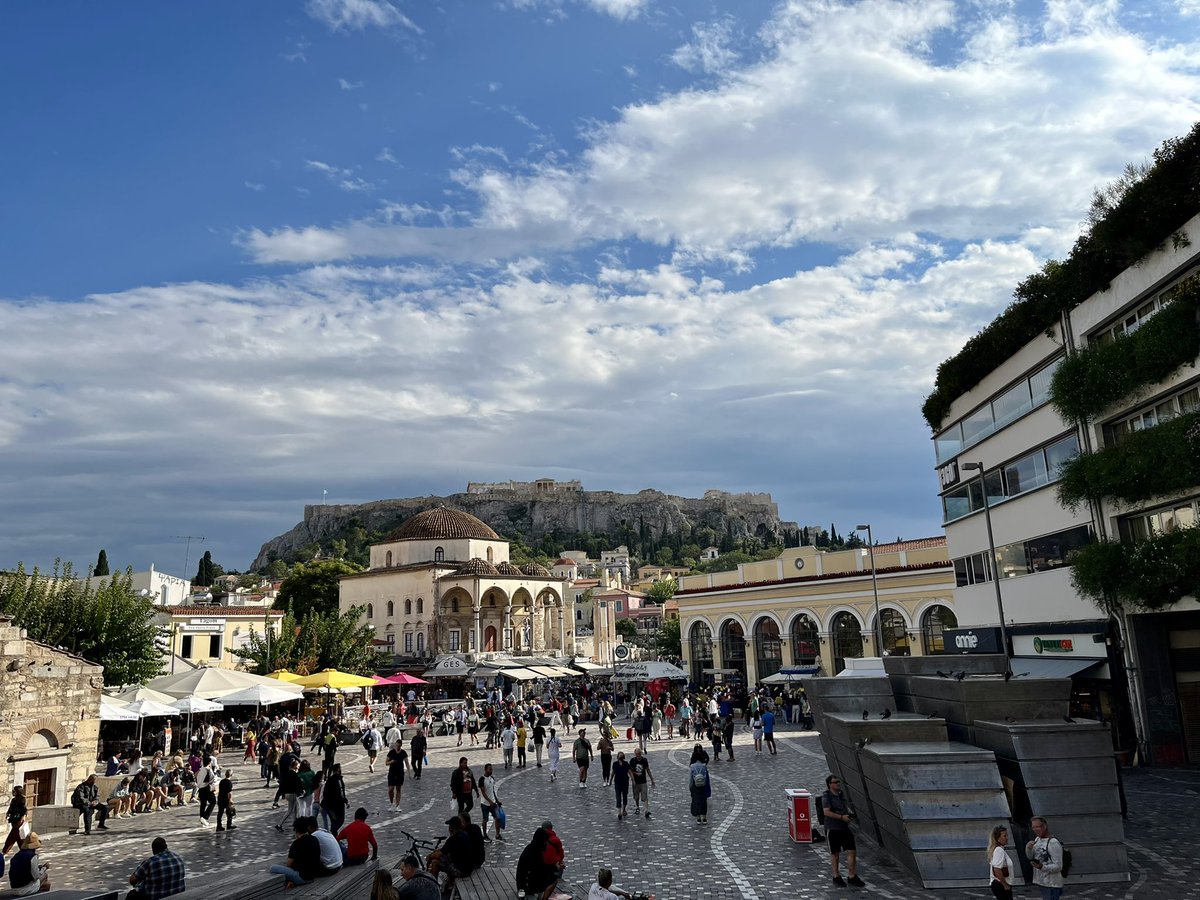 CourtneyC_PH's tweet photo. Today’s post-conference activity: learning more about the origins of democracy #ISEE2022 

Thanks for hosting us Greece - you’ve ruined me (pun intended)! 🇬🇷🇬🇷 https://t.co/KoQ5DlKFda