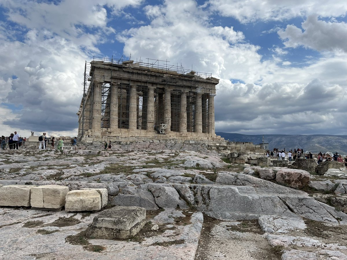 CourtneyC_PH's tweet photo. Today’s post-conference activity: learning more about the origins of democracy #ISEE2022 

Thanks for hosting us Greece - you’ve ruined me (pun intended)! 🇬🇷🇬🇷 https://t.co/KoQ5DlKFda