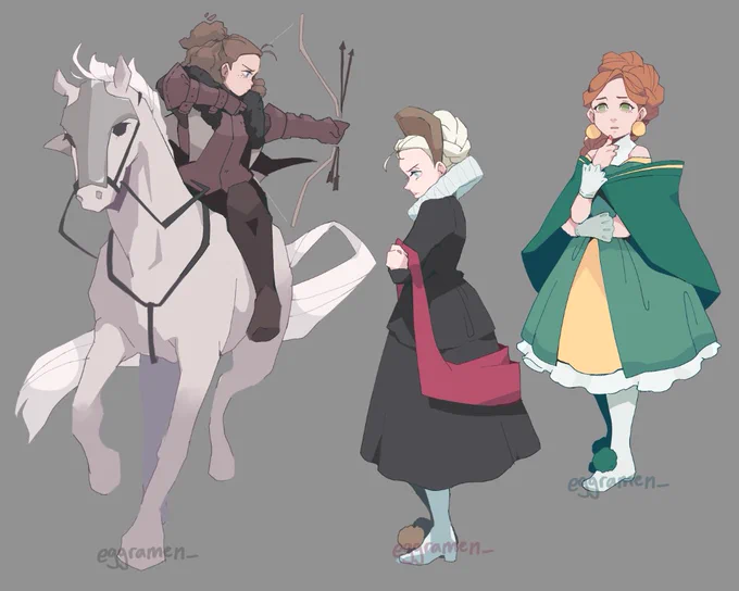 watching that dragon show did some redesigns for fun! 