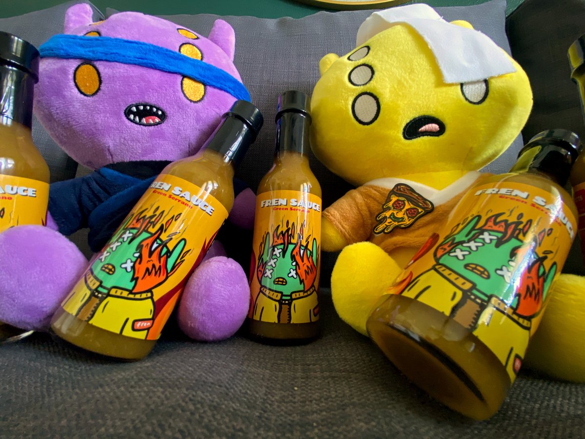 Looks like some Frens had a good time last night... <a href="/_masoncrowe/">mason</a> or <a href="/SeanOhio_/">sean</a> can you call an Uber?

Shop at frensauce.com or use your Fren Coins - <a href="/alienfrens/">alien frens</a> Marketplace: app.alienfrens.io/market/listing…