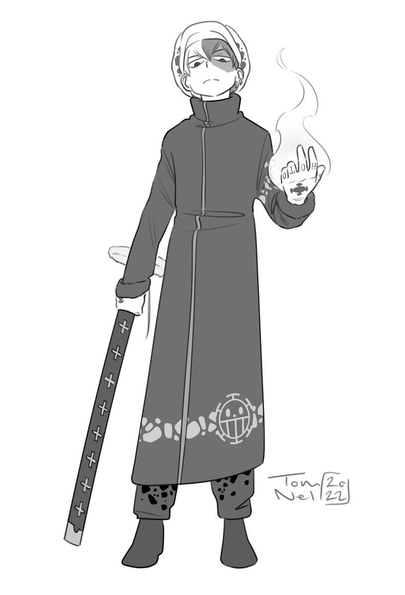 TomNel7's tweet photo. here's a fun sketch comm i did of Shoto Todoroki from My Hero Academia dressed as Trafalgar Law from One Piece!

Just a reminder that I'm doing sketches like these for only £10 until the end of September, DM if you're interested!

#MyHeroAcademia #ONEPIECE https://t.co/etqXidEecA