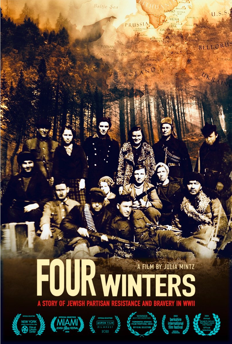 Thank you to those who joined us for <a href="/FourWintersWW2/">Four Winters: A Story of Jewish Partisans</a>. PK CEO Karyn Gershon shared: Its power is not only in its ability to capture the resilience and humanity of the Jewish partisans but in its relevance to the fight for freedom and independence that we are witnessing in Ukraine.