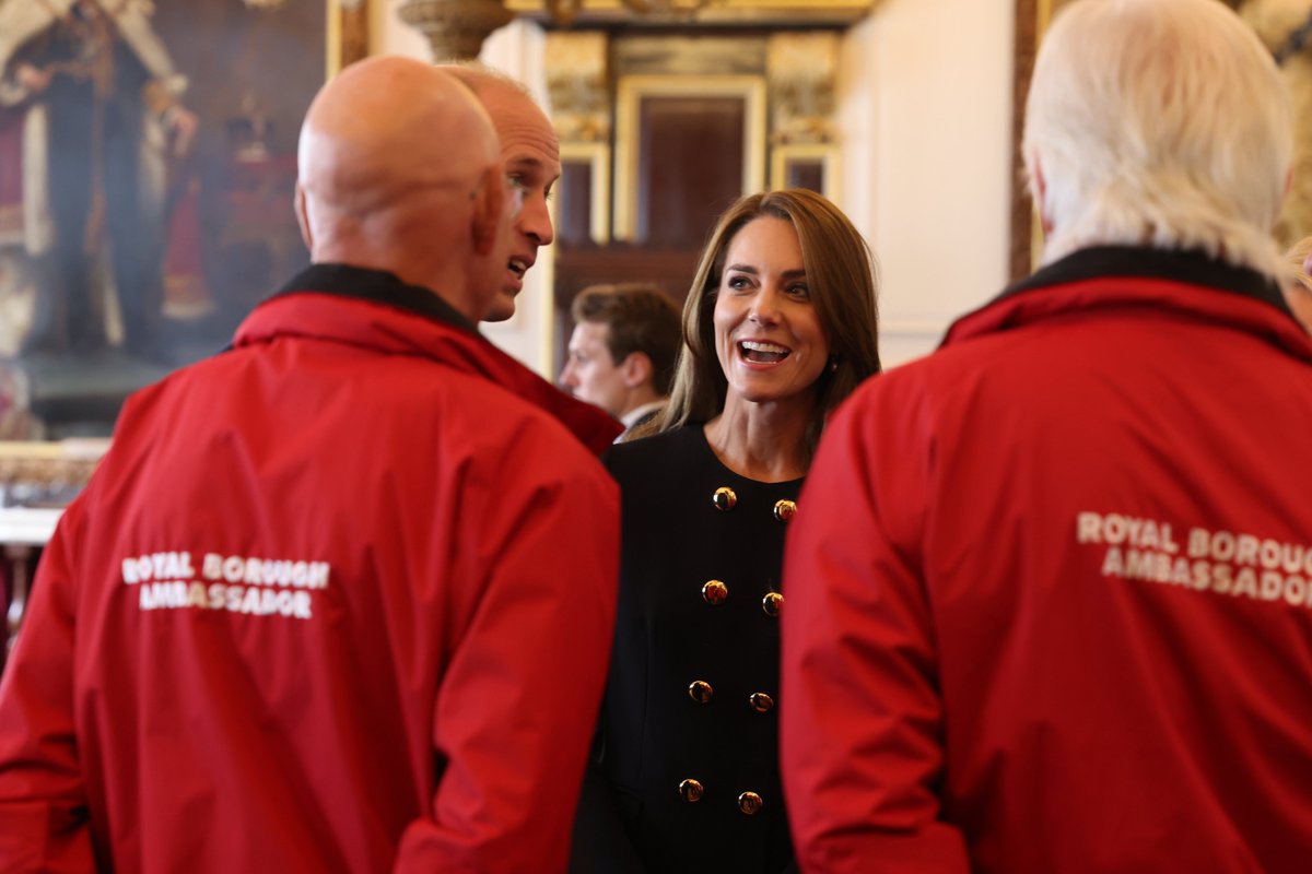 Their Royal Highnesses meet people at Windsor Guildhall