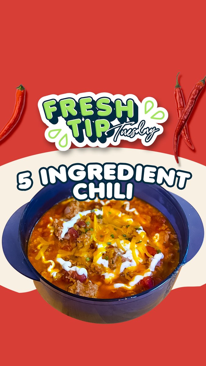 theFRESHexpert's tweet photo. 5 Ingredient Chili in less than 30 mins! - https://t.co/Lzkp4nggB6 https://t.co/bXUSu8Khv9