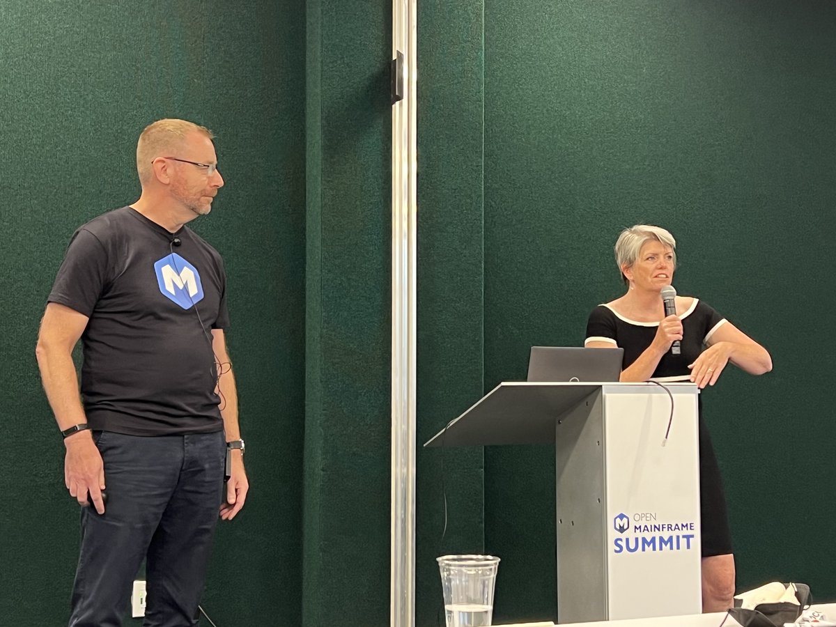 OpenMainframeProject (@openmfproject) on Twitter photo "Is the amount of #COBOL shrinking? NO. COBOL remains one of the most popular languages ever and was literally invented for the future. It was designed to be portable, adaptable & secure." @MicroFocusCDMS' <a href="/DerekBrittonUK/">Derek Britton</a> <a href="/MistyMVD/">Darth Misty the Mainframe Sith</a> #OpenMainframeSummit <a href="/OpenMFProject/">OpenMainframeProject</a> #COBOLRocks "Is the amount of #COBOL shrinking? NO. COBOL remains one of the most popular languages ever and was literally invented for the future. It was designed to be portable, adaptable & secure." @MicroFocusCDMS' <a href="/DerekBrittonUK/">Derek Britton</a> <a href="/MistyMVD/">Darth Misty the Mainframe Sith</a> #OpenMainframeSummit <a href="/OpenMFProject/">OpenMainframeProject</a> #COBOLRocks