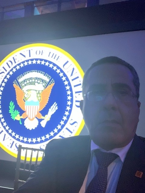 AHadjichrysanth's tweet photo. So pleased to see that #haloumi got to be a part of the delicacies offered at @POTUS #UNGA77 reception https://t.co/M847jxpqdv