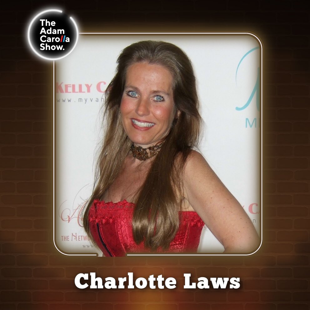 AdamCarollaShow's tweet photo. Charlotte Laws joins us to talk about her one woman crusade to avenge her daughter - who had her phone hacked &amp; pictures of her put out on the net. @CharlotteLaws went after the hacker in a huge way &amp; made him pay! 
🔈https://t.co/DPFvkauqR1 https://t.co/3Sk1pua9KR