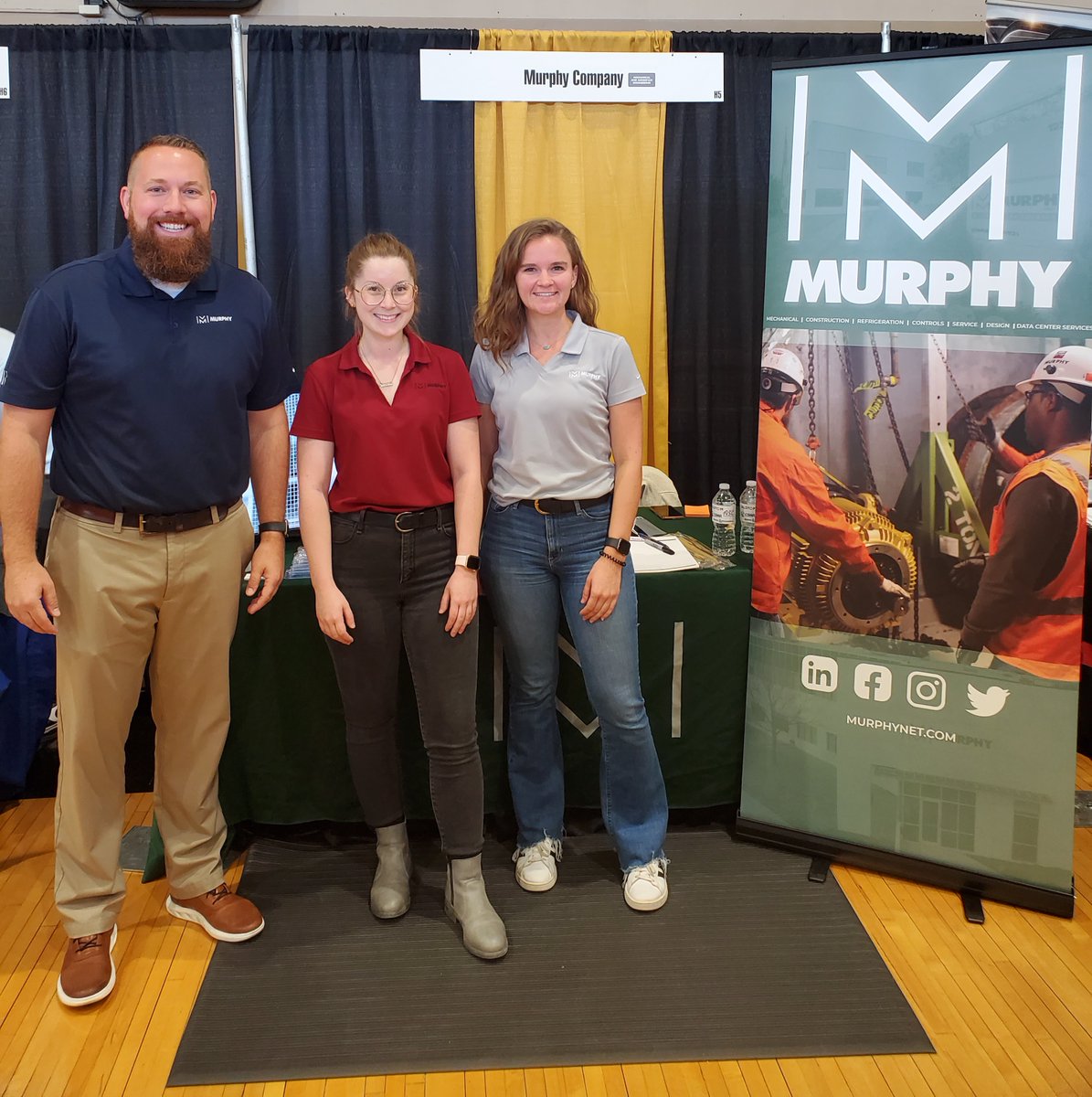 Come visit Murphy’s favorite Mizzou grads Brian, Justine, and Paige at Mizzou’s Engineering Career Fair today! We will be here from 10am to 3pm. So be sure to stop by and say hi!