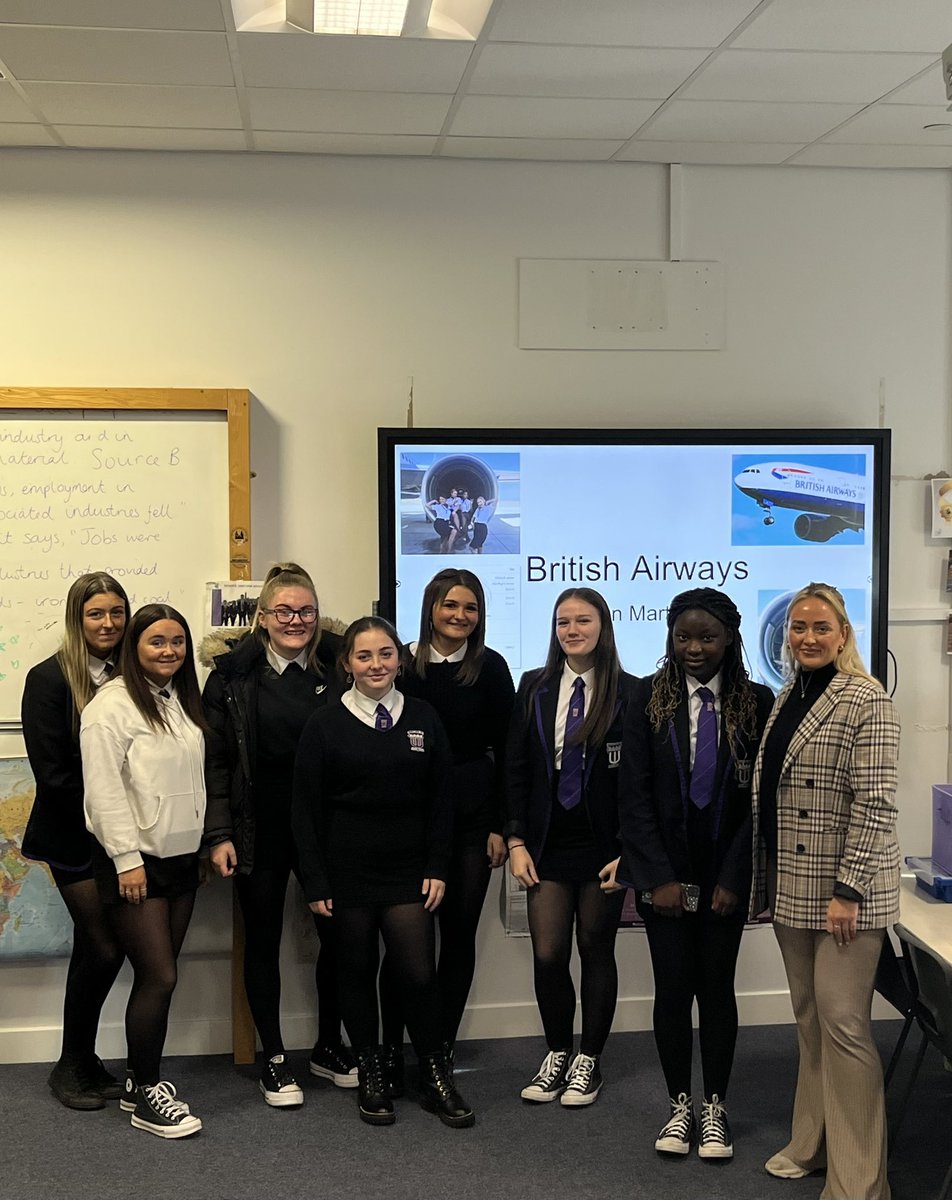 WHS_SocSubjects's tweet photo. Lots of great questions during our Q&amp;A! Thank you Jennifer for talking us through the recruitment process, and some of the peaks and pitfalls of life as an air hostess. #BA #careers #aviation #travelandtourism https://t.co/zM9w93kloi