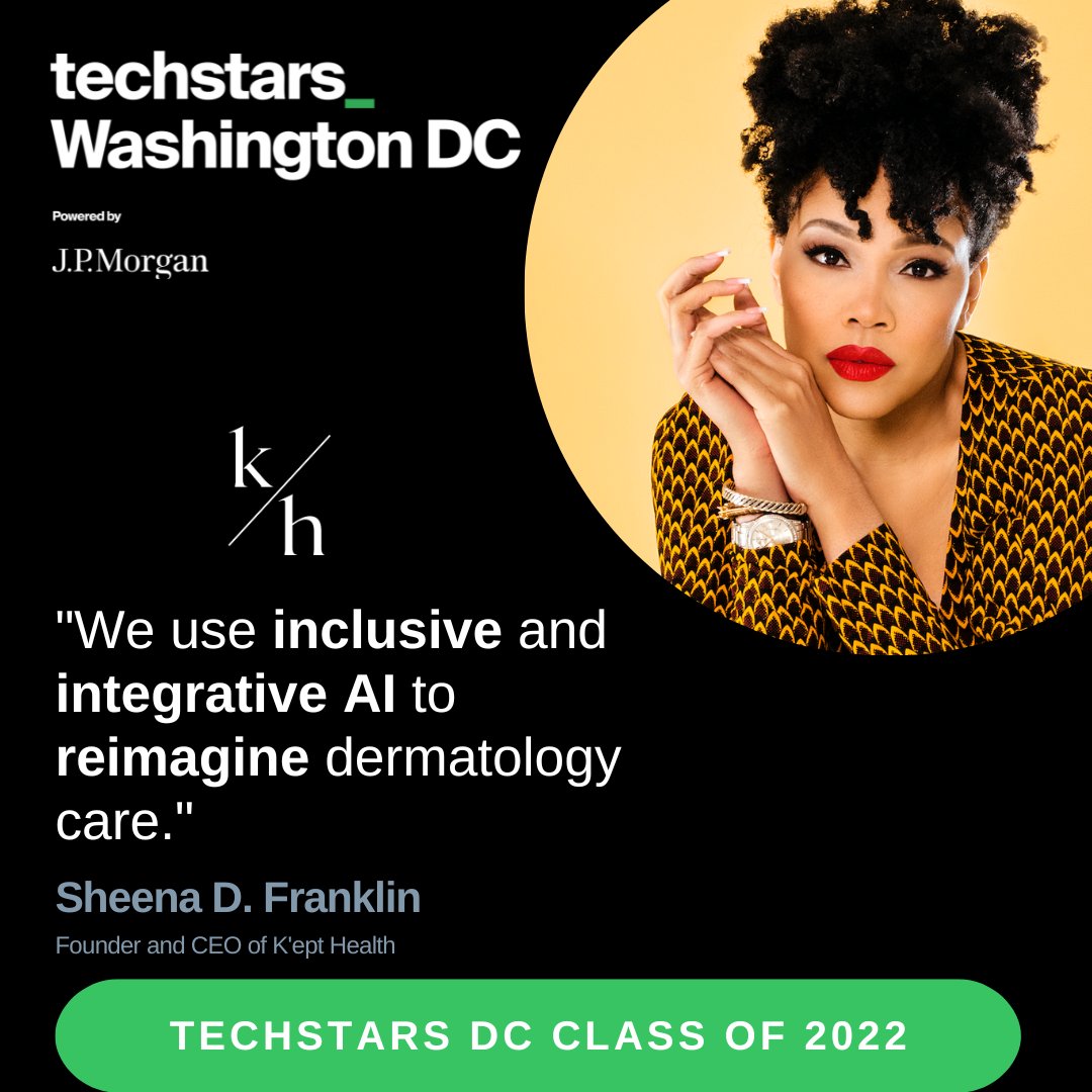 Meet the incredible founders that make up the #TechstarsDC Class of 2022. We are spotlighting one company per day for 12 weekdays and today is DAY 7! Meet <a href="/KeptHealth/">K’ept.Health</a> founded by <a href="/sheenadeanne/">SheenaDeanne</a>. 

<a href="/Techstars/">Techstars</a>  <a href="/jpmorgan/">J.P. Morgan</a>
