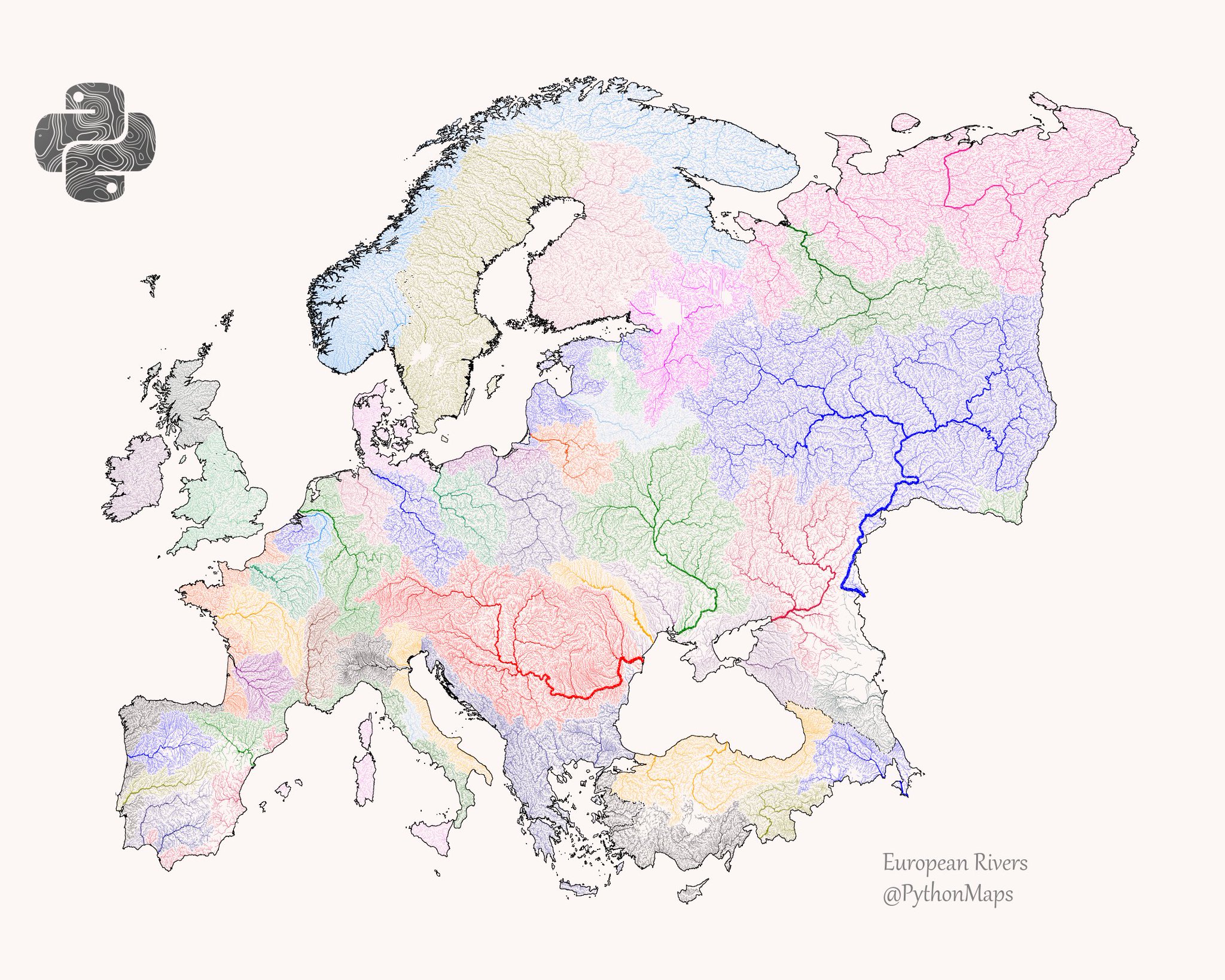 Map Of Europe Rivers FdRQU49WYAELxc3 Large