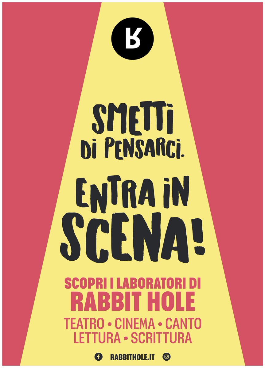 RabbitholeF's tweet photo. RICOMINCIANO I LABORATORI RABBIT HOLE!
Ci vediamo ad ottobre? - https://t.co/DLAHNYD76T https://t.co/8OJH6B41A4