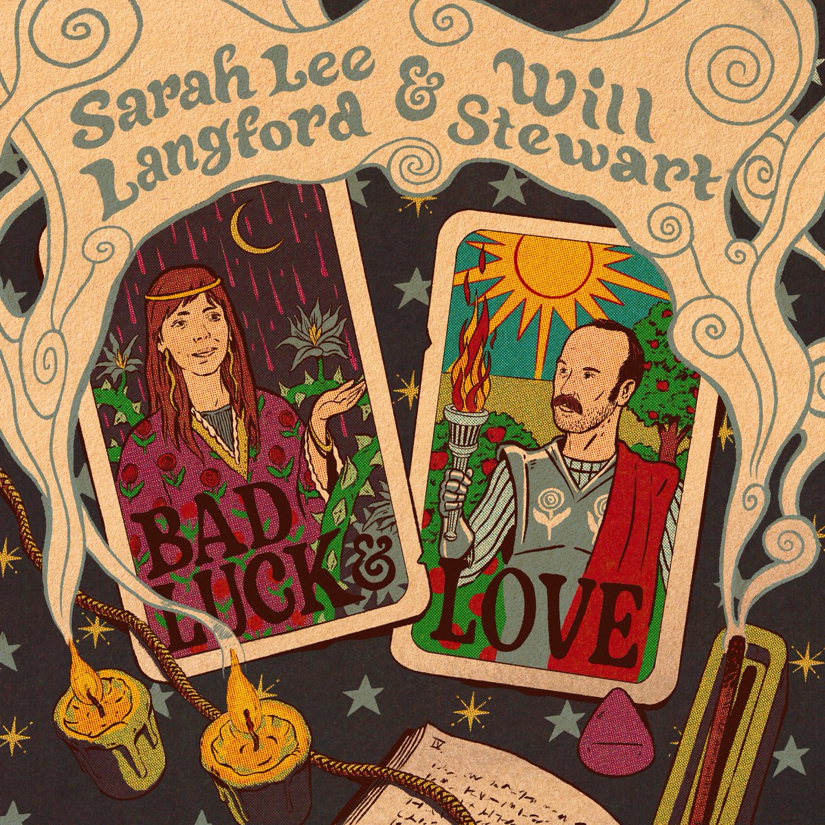 CorneliusChapel's tweet photo. Announcement : Sarah Lee Langford and Will Stewart made a duo album, 'Bad Luck &amp; Love' last year and we will be releasing it November 18th. Check out the premiere of their first single, "Robby" today over at @americanahighways https://t.co/JbtsDZwUIb