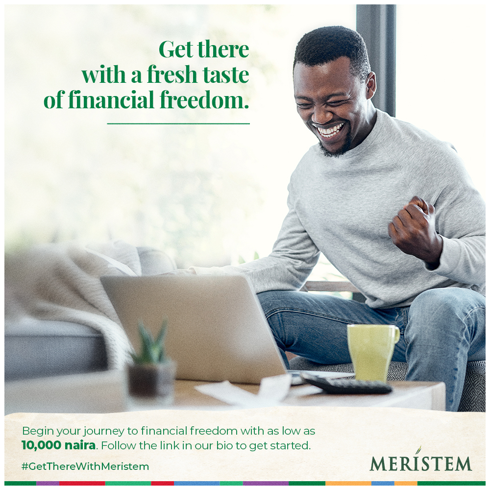 MeristemNigeria's tweet photo. Your salary & extra cash from side hustle will only have the desired effect on your finances if you invest them securely
You can ensure your fund is consistently growing when you open a Mutual funds account with us
Call 0700-MERISTEM to start
#GetThereWithMeristem #Destinations https://t.co/b7TF1sToVM
