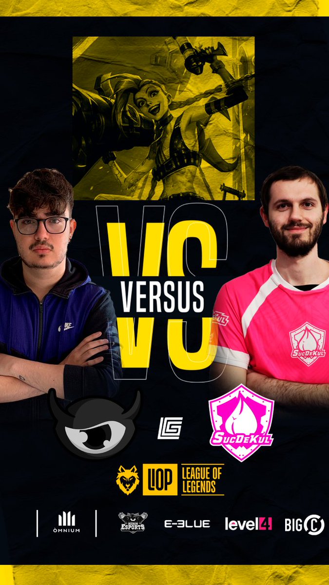 <a href="/omnium/">Òmnium Cultural</a> @Heron_Esports <a href="/EBlueGaming/">E Blue</a> @bigc_bcn <a href="/OmniumLleida/">Òmnium Lleida-Ponent</a> <a href="/level4teches/">level4</a> <a href="/SucDeKul/">SucDeKul</a> @HarangEsports <a href="/FamiliaIogurt/">Família Iogurt</a> <a href="/GamingBarxelona/">Gaming Barcelona eSports Club</a> @esportscanllong <a href="/lol_nextlevel/">Next Level</a> <a href="/DreamMakersClub/">Dream Makers eSports</a> <a href="/Night_Blinders/">Night Blinders</a> <a href="/LuckersLAL/">Los Angeles Luckers</a> <a href="/GreenDolphinG/">Green Dolphin Gaming</a> <a href="/Obeliuxera/">Abraham</a> <a href="/PatiPatiActivoo/">Patinette 🎀</a> <a href="/Pozok5/">Pozok</a> @OG_Miniballi <a href="/Telimppp/">Telimp</a> @94_eduard <a href="/ElSalgueiro23/">Salgueiro</a> <a href="/joelfab4/">Joel</a> <a href="/GabrieI6CR/">Gabriel Cardona</a> <a href="/xRyt360/">Dani</a> <a href="/albertomd__/">Bubapu</a> <a href="/JustChivi/">el chivi ese</a> @s1eeplol @Elmedec19 <a href="/DaniTorn/">Dani Torn</a> <a href="/GoqJarabo/">Jarabo</a> 5️⃣ Partida

<a href="/Night_Blinders/">Night Blinders</a>
 
⚒️ <a href="/TheAlvke/">Alvke</a>
🎍 <a href="/Txba_/">taba³³³</a>
🎩 @andreudgs
🏹 <a href="/LLREFORMED/">L L</a>
🛡️ <a href="/yol0l/">Juanqui</a>

🆚

<a href="/SucDeKul/">SucDeKul</a>
 
⚒️ <a href="/CampruArnau/">EDG Campru</a>
🎍 <a href="/AlbertJov1/">Albert Jové</a>
🎩 <a href="/miguel_quetz/">Quetz</a>
🏹 <a href="/KaTzGaMeS1/">KaTzGaMeS</a>
🛡️ <a href="/MrPostele/">EDG MrPostele</a>

Col: <a href="/omnium/">Òmnium Cultural</a>, @Heron_Esports, <a href="/EBlueGaming/">E Blue</a>, @bigc_bcn, <a href="/OmniumLleida/">Òmnium Lleida-Ponent</a> i <a href="/level4teches/">level4</a>