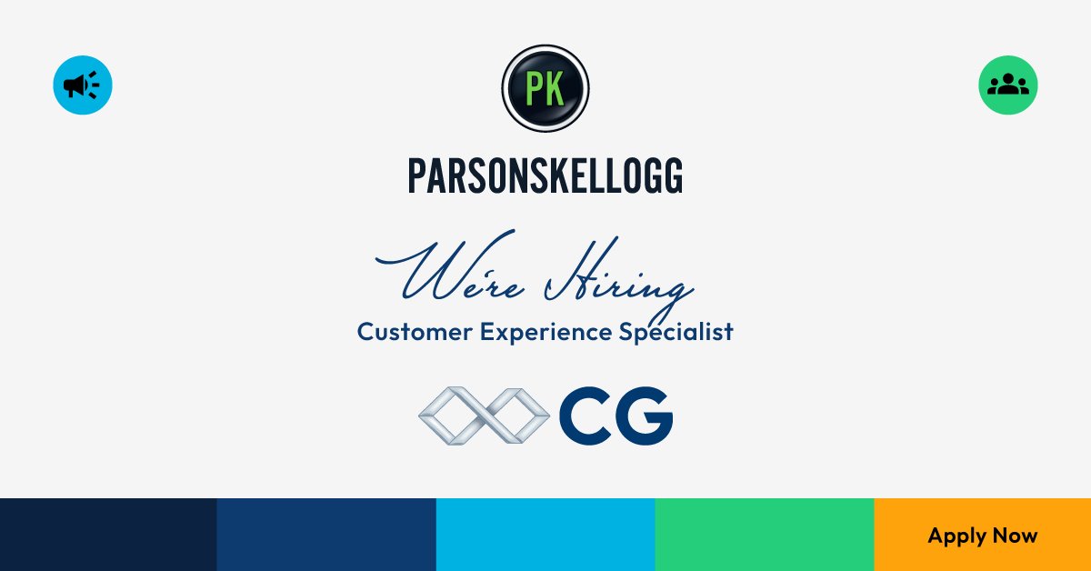 parsonskellogg's tweet photo. @corporategear_  is hiring a Customer Experience Specialist!

Apply now to join our growing team: https://t.co/2ZWfjpdFX8 https://t.co/UWVsweLkVv