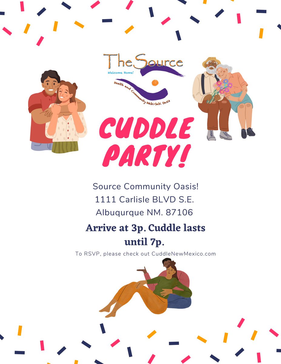 TraumaAlchemist's tweet photo. #cuddleparty #cuddle #NewMexico #Albuquerque #autonomy #safety #health #traumarecovery #event #fyp https://t.co/oP743VAYJP