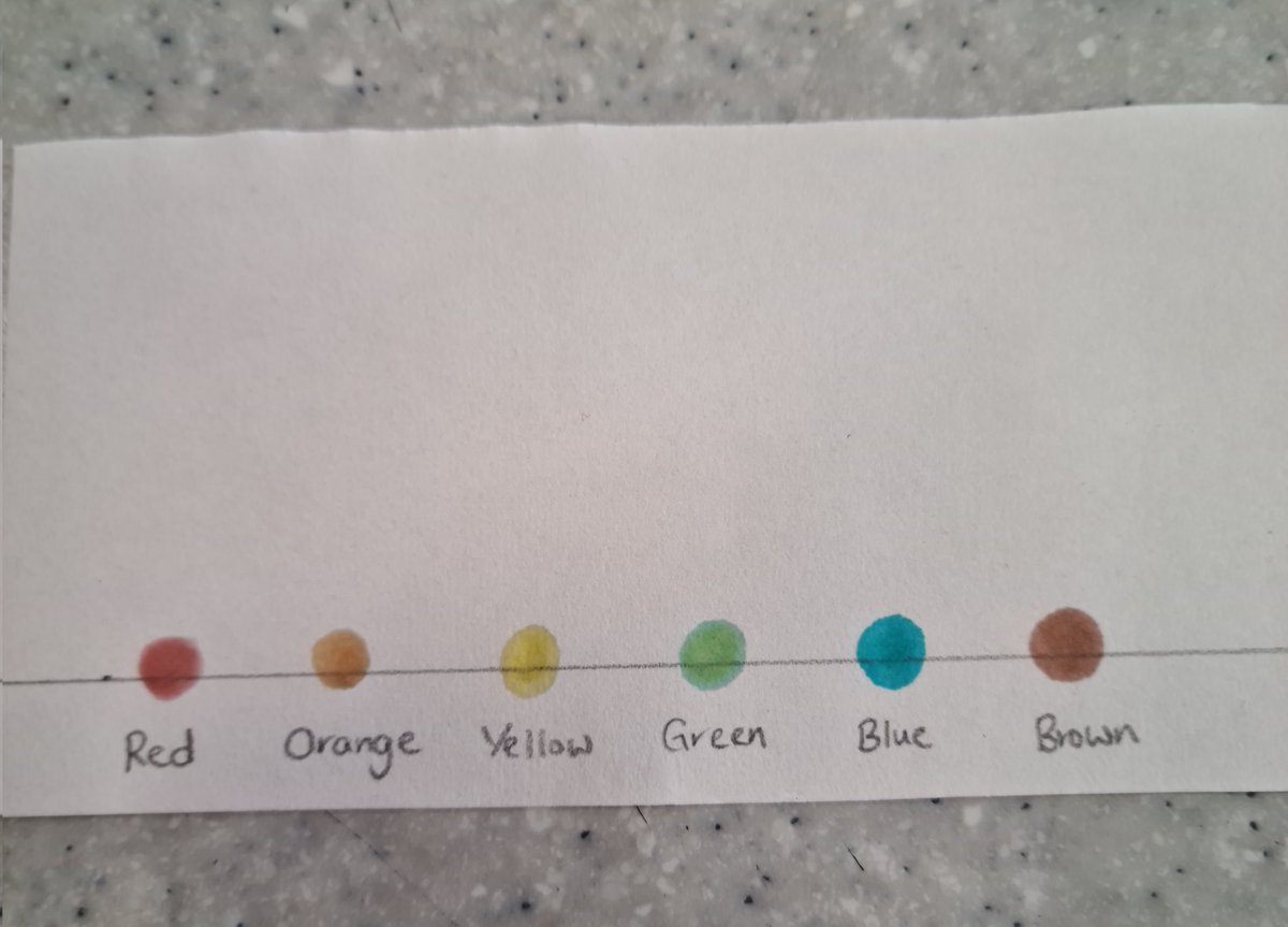 M&amp;M's chromatography with Adv Higher this week. What's better than an edible investigation 🔎 😋