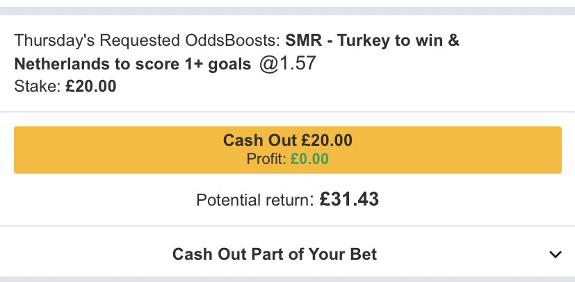 AndyRobsonTips's tweet photo. 🚂 £10 to £500 Train Bet 2

Load bet: https://t.co/JAleVVdDfN

🇳🇱 Goals scored: 3, 2, 2, 4, 2
🇵🇱 Goals conceded: 1, 2, 6, 1, 0

🇹🇷 v 90+ ranked sides: WWWWWWW
🇱🇺 v top 50 sides: LLLLLLL

My bet:
🇹🇷 Turkey to win
🇳🇱 Netherlands to score one or more goals

18+, Gamble Responsibly. https://t.co/2s93m6XEor