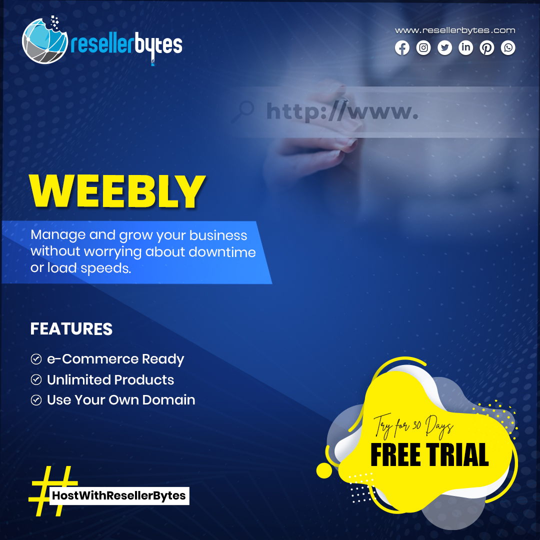 ResellerBytes's tweet photo. WEEBLY
Manage and grow your business without worrying about downtime or load speeds.

https://t.co/vGeTmpwPHm

 #webhostingservices #GrowWithDiligentCreators #webhostingcompany #webhostingprovider #HostWithResellerBytes #domains #hosting #ResellerBytes #domainhosting #webhosting https://t.co/tMZLvfAAYQ