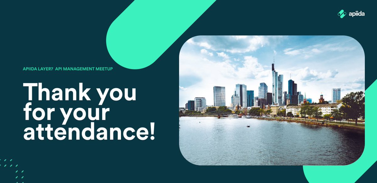 APIIDA_AG's tweet photo. You missed our #Layer7 #API Management Meetup?
Don't worry, we got you! You can download the presentations of each of our brilliant #Speaker and inform yourself about the latest Layer7 API Management Updates here: https://t.co/ReE2yZnQph

#apiida #apimangement #broadcom https://t.co/kVdJ6N9HZ6