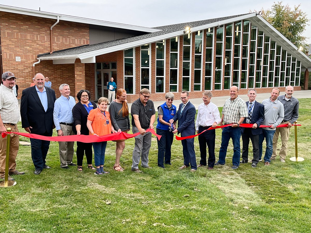 wwschools's tweet photo. History was made at Wa-Hi Sept 21 as @wwschools supporters &amp; alumni celebrated during the ribbon cutting ceremony marking the final steps of the campus-wide bond-funded renovation. Guests also toured the updated classrooms &amp; renovated facilities. See more: https://t.co/li5hTdOOB1 https://t.co/CFpjDjhzKC