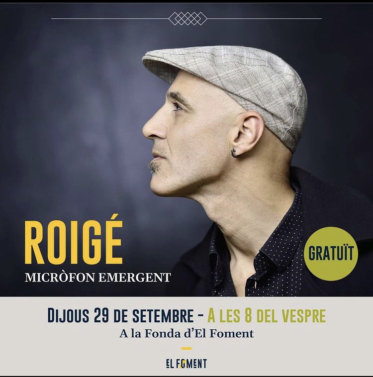 🎸 29/09 20h - CONCERT EN SOLITARI a @ElFomentGirona 🎸