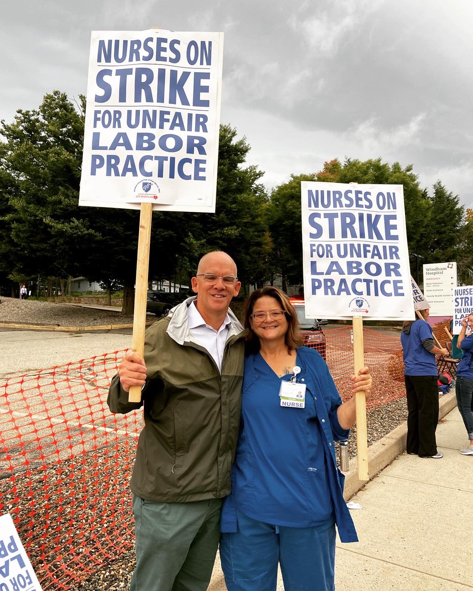 fdclawoffice's tweet photo. Windham nurses deserve respect, safe working conditions and an honest wage #aft #aftct https://t.co/adVY81kPkB