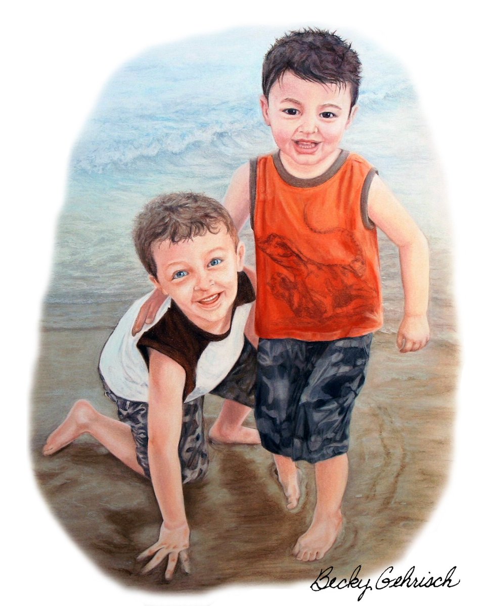 Wow! This #drawing is almost exactly 10 years old. Where does the time go!? (#chalkpastel)