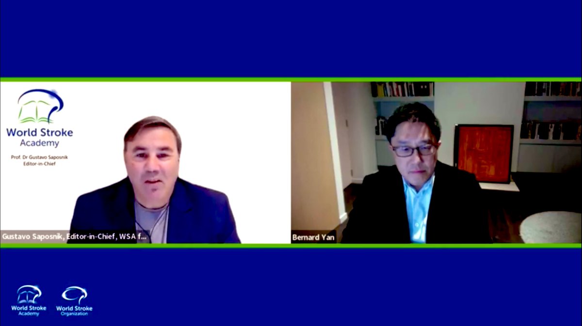 WorldStrokeEd's tweet photo. Dear colleagues & friend‼️
📹We invite you to watch WSA EiC @gsaposnik #interviewing authors from latest trials comparing EVT+rTPa vs EVT alone
🧠With @FishingNeurons about #SwiftDirect
https://t.co/4gguRIKlif
🧠With Dr Yan @TheRMH about #DirectSafe
https://t.co/66sxxv1rUh https://t.co/WpYvYrxuuG