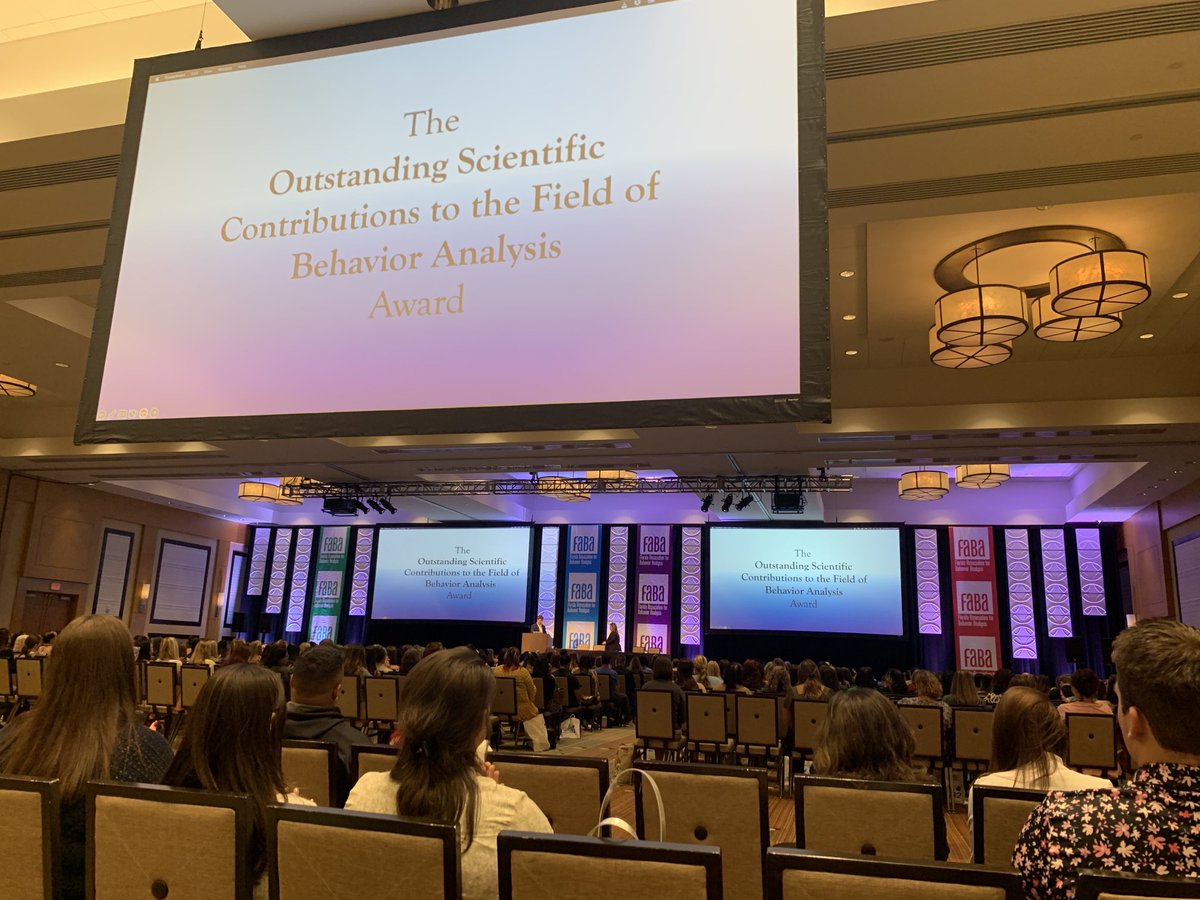 NicoleGravina's tweet photo. FABA Outstanding Scientific Contributions to the Field of Behavior Analysis awarded to UF’s Dr. Iser “Willie” DeLeon #faba2022 https://t.co/faFkk9pRtJ