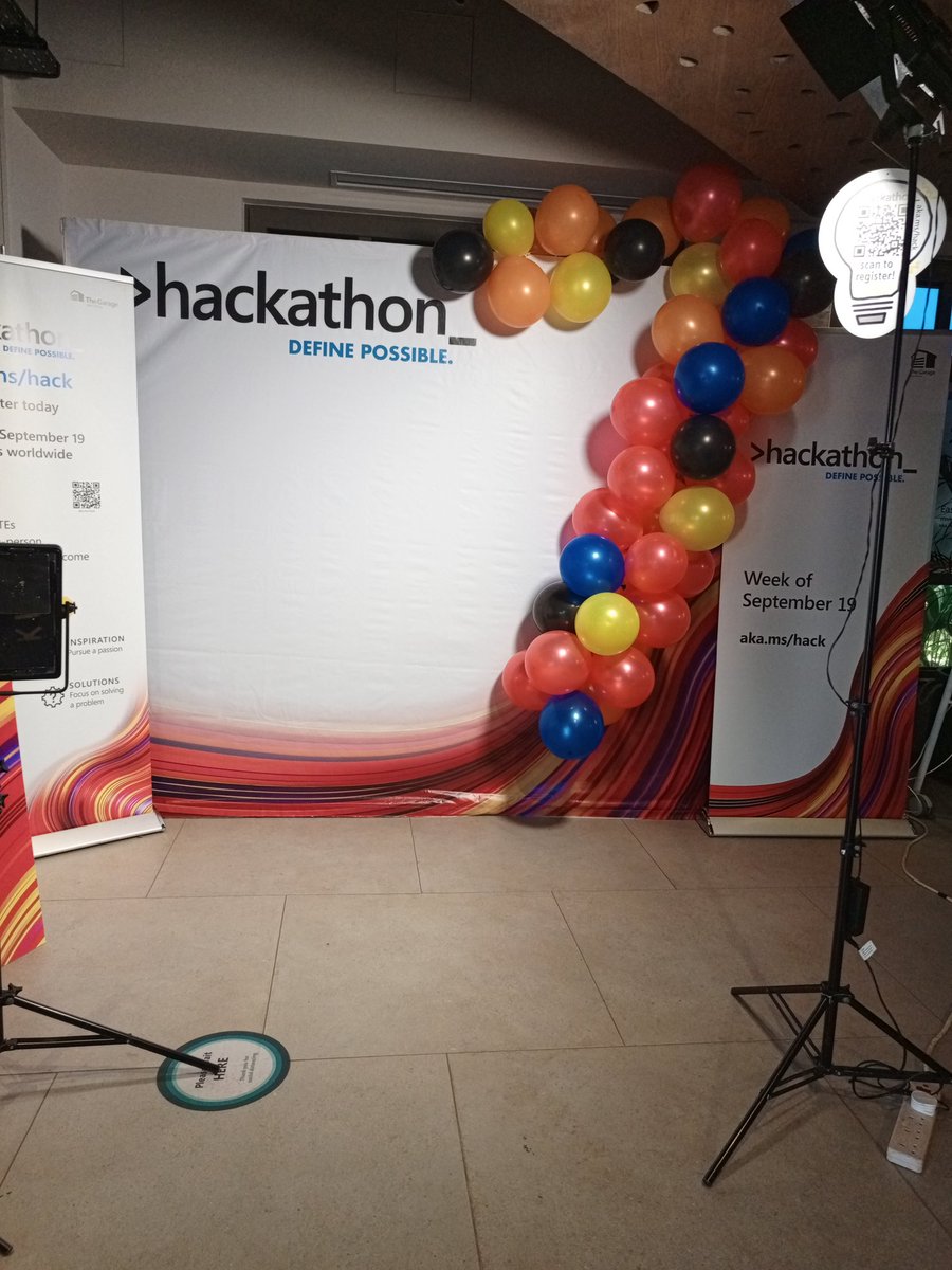 JosaG_'s tweet photo. What a day it has been. A culmination of a very interesting week. Lot's of learning and fun while at it.#hackathon #MSLife #DefinePossible https://t.co/TtBHJktlvI
