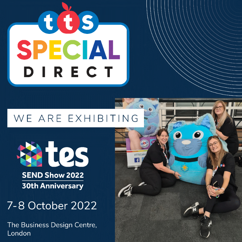 TTSResources's tweet photo. We are exhibiting at the @SENDShowUK with @SpecialDirect. Register for your place now! 👇 #SEND #SEN #SENDShow #SENDShow2022 #EduTwitter
