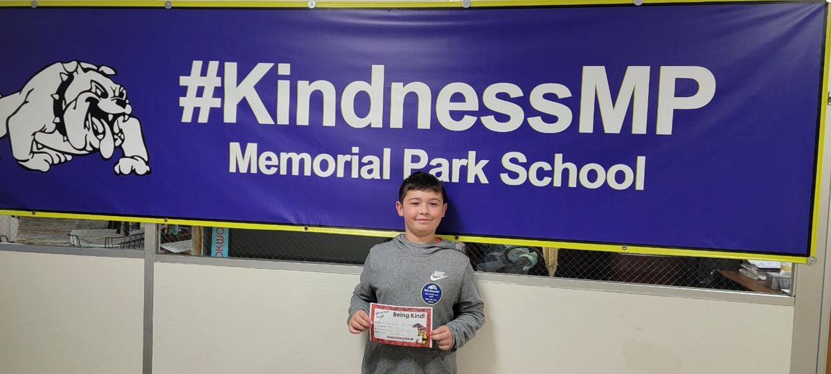 Mrsjansheehan's tweet photo. Way to go, Christian! Thank you for being kind to another student today! #KindnessMP #MPRockland https://t.co/7mTQ88cHMM