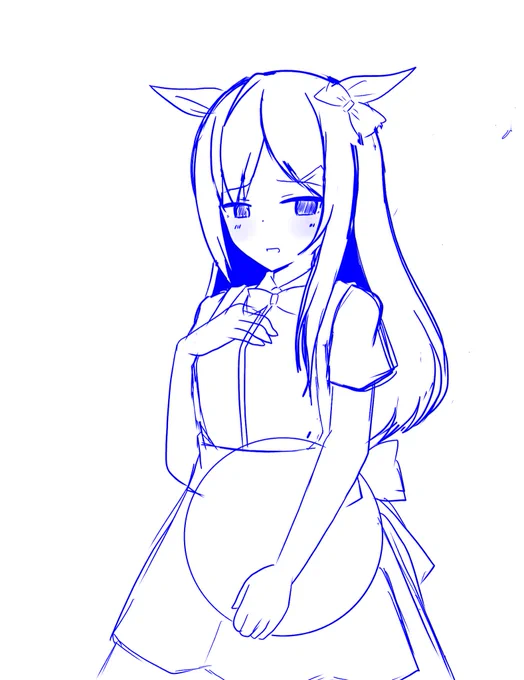 本当に悩みすぎてしばらく新規は無理なので古に描いた下書きたちを解凍させます。 