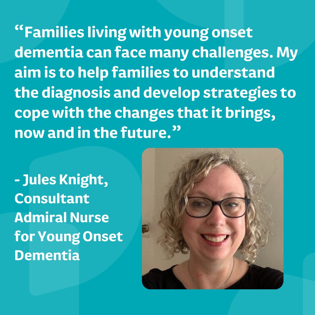 Get to know our Consultant Admiral Nurse for Young Onset Dementia, @julesknightDUK. Jules’ role is currently being funded by our corporate partner, <a href="/InvescoEMEA/">Invesco EMEA</a> - thank you to all colleagues for supporting this vital role.

Read more: dementiauk.org/consultant-adm… 

#InvescoCares