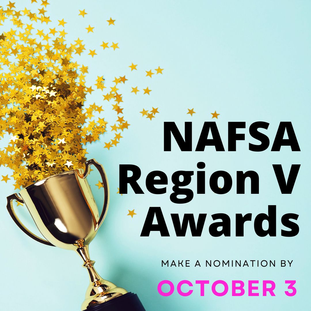 *** Call for Nominations! *** 
Region V Awards 
Deadline: October 3, 2022
Make a nomination: docs.google.com/forms/d/e/1FAI…

Awards include $250-$400 to support professional development