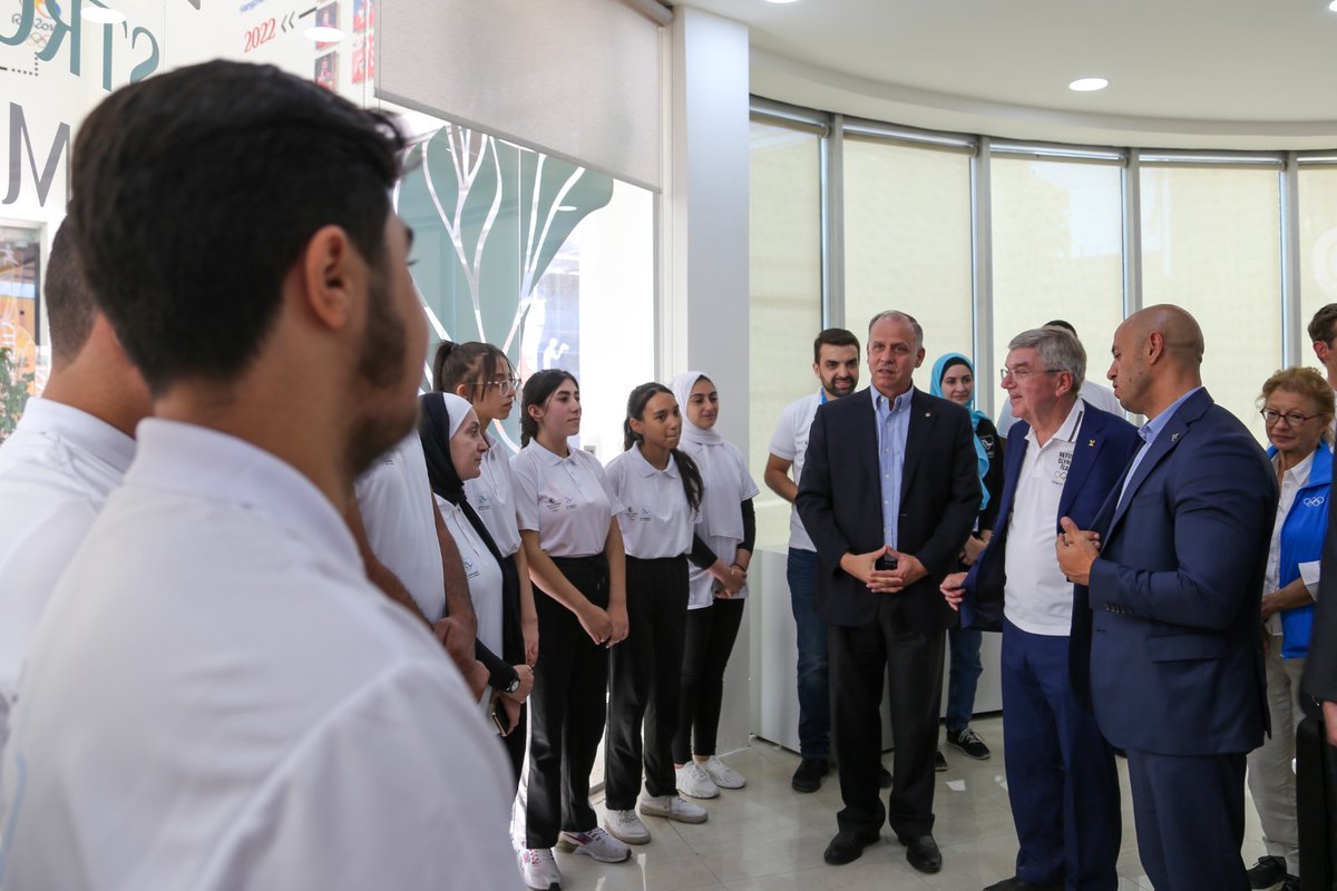 Gens_For_Peace's tweet photo. HRH Prince Feisal Al Hussein and Thomas Bach, President of the @iocmedia sign an agreement to officially renew the partnership between #GFP and #ORF for the next three years.
@UNICEFJordan @JordanOlympic
#OlympicRefuge #Makani #SportForPeaceAndProtection #Riadati
#PassItOn https://t.co/ATSypzYipZ