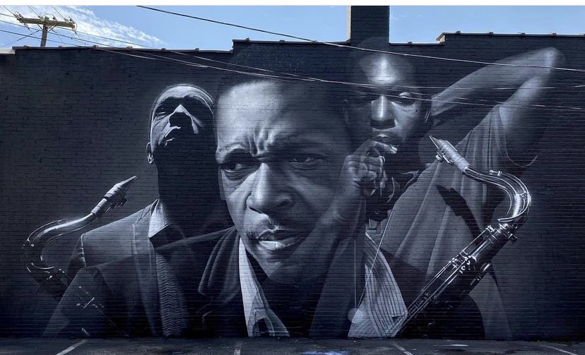 martin1smith2's tweet photo. To mark the 65th anniversary of the release of John Coltrane’s “Blue Train”. Blue Note have reissued the album. Also the artist Jeks has painted this beautiful mural in High Point…
#JohnColtrane #StreetArt #Jeks #BlueTrane #BlueNote https://t.co/94BpEsZnS0